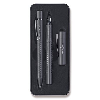 Obrázek produktu Sada Faber-Castell Grip Edition - plnicí pero a kuličková tužka, černá