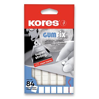 Obrázek produktu Lepicí guma Kores Gumfix - 50 g, 84 kusů
