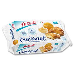 Levně Antonelli Croissant - pečivo s náplní - mléčný krém, 8 x 50 g