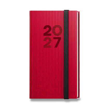 Product image Baloušek Vigo 2027 - kapesní diář - týdenní, červený