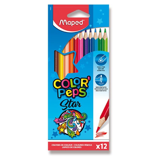 Pastelky Maped Color'Peps 12 barev