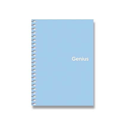 Obrázok produktu Shkolyaryk Genius - krúžkový blok - B5, 80 listov, štvorčekový, mix farieb