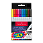 Náhľadový obrázok produktu Faber-Castell Grip Boldpen - fixy - 10 farieb
