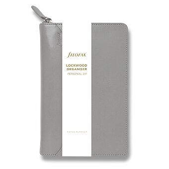 Obrázek produktu Osobní diář Filofax Lockwood Zip A6 - šedý