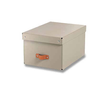 Obrázok produktu Leitz Puro - úložný box - A4, 260 x 200 x 350 mm, béžový, 2 ks