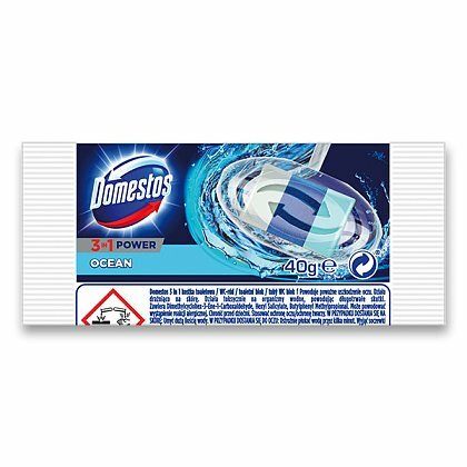 Product image Domestos 3v1 WC freshner - refill - Atlantic
