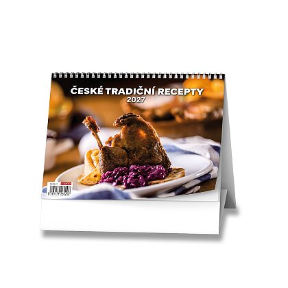 Product image České tradiční recepty 2027 - stolní obrázkový kalendář