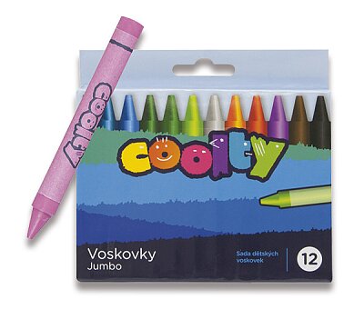 Obrázek produktu Voskovky Coolty Jumbo - 12 barev