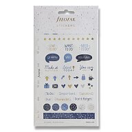 Filofax - náplň osobních / A5 diářů - samolepky Indigo