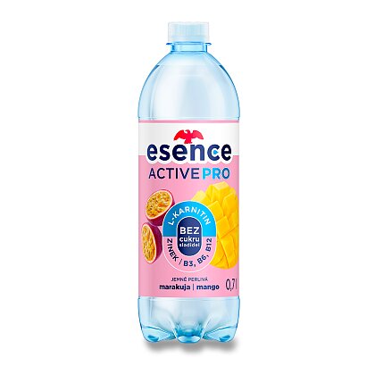 Product image Mattoni Esence Active Pro - jemné perlivá minerální voda - marakuja a mango, 0,7 l