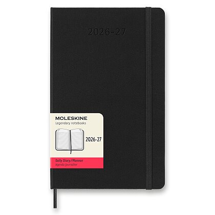 Obrázok produktu Moleskin 2026-2027 - 18-mesačný diár v tvrdých doskách - denný, veľkosť L, čierny