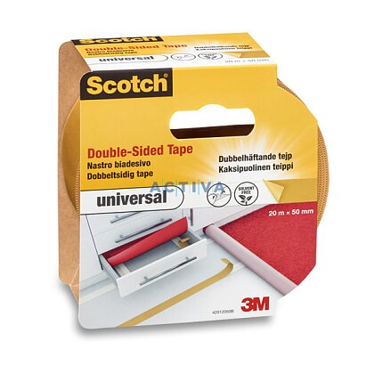 Obrázok produktu 3M Scotch Double-Sided Tape - samolepiaca páska - obojstranná, 50 mm x 20 m