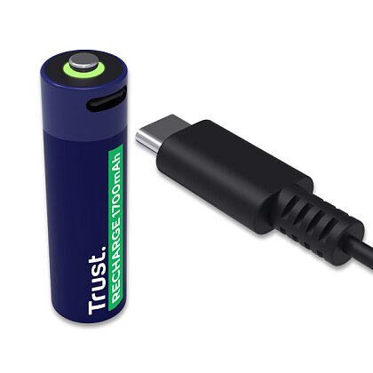 Product image Trust - USB-C rechargeable battery - AA, 4 pcs.