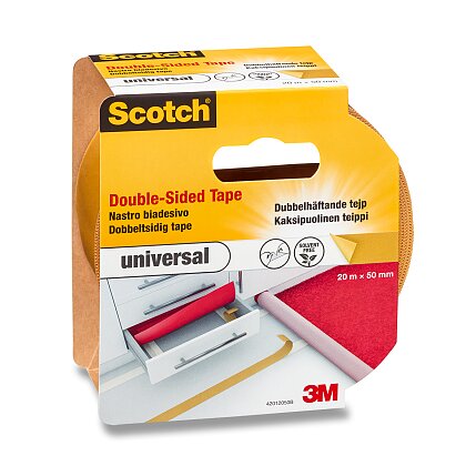 Obrázok produktu 3M Scotch Double-Sided Tape - samolepiaca páska - obojstranná, 50 mm x 20 m