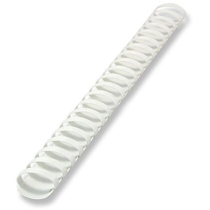Obrázek produktu Plastový hřbet pro kroužkový vazač - průměr 32 mm, 50 ks, bílý