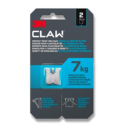 Obrázok produktu 3M - claw háčiky do sadrokartónu - nosnosť 7 kg