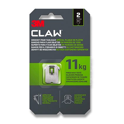 Obrázok produktu 3M - claw háčiky do sadrokartónu - nosnosť 11 kg