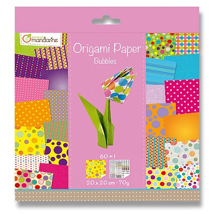 Obrázok produktu Avenue Mandarine Origami Kruhy - sada papierov - 60 listov