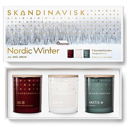 Obrázek produktu Skandinavisk NORDIC WINTER - dárkový set vonných svíček - 3 x 65 g