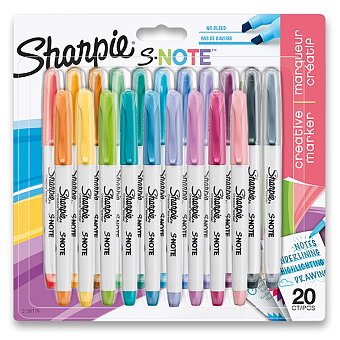 Obrázek produktu Popisovač Sharpie S-Note - 20 barev