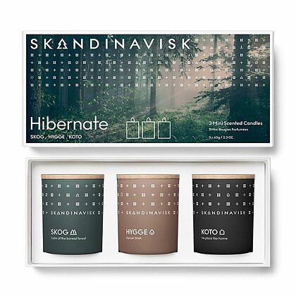 Obrázek produktu Skandinavisk HIBERNATE - dárkový set vonných svíček - 3 x 65 g