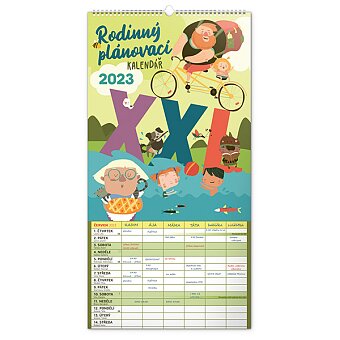 Obrázek produktu Rodinný plánovací XXL 2023 - nástěnný kalendář