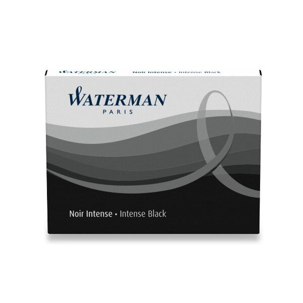 Inkoustové bombičky Waterman standardní černé