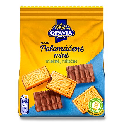 Obrázok produktu Opavia Zlaté - polomáčané Mini sušienky - 145 g, mliečne