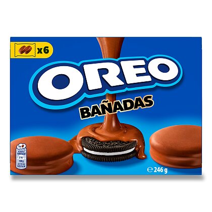 Obrázok produktu Oreo Banadas - sušienky s náplňou v mliečnej poleve - 246 g