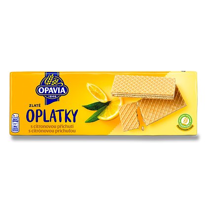 Product image Opavia Golden wafers - lemon