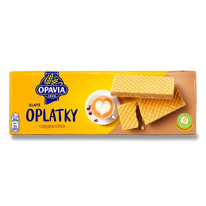 Product image Opavia Zlaté oplatky - cappuccino, 146 g