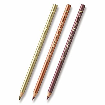Obrázek produktu Farebná ceruzka Faber-Castell Polychromos - hnedé a metalické odtiene, výber farieb