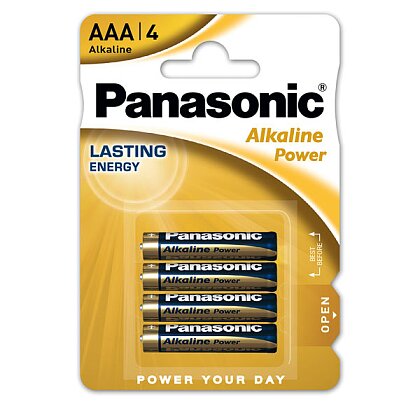 Obrázek produktu Panasonic Alkaline power - baterie - AAA, 4 ks