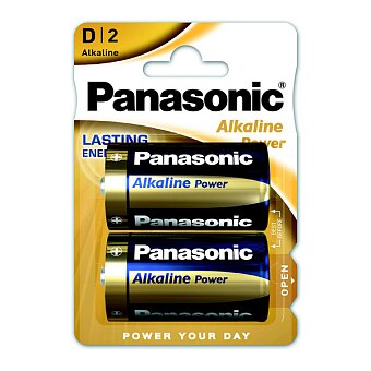 Obrázek produktu Baterie Panasonic Alkaline Power - D, 2 ks