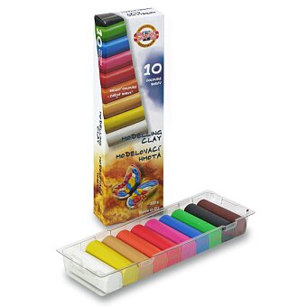 Obrázek produktu Modelína Koh-i-noor 131710 - 10 barev, v krabičce 200 g