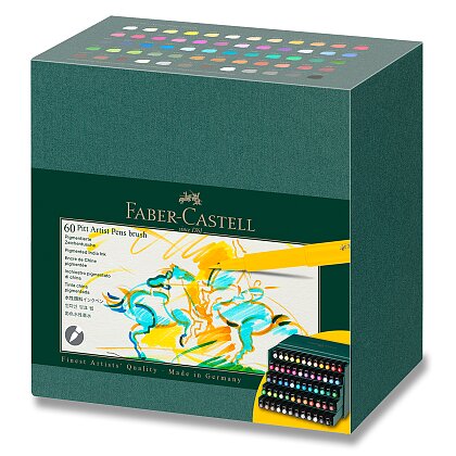 Product image Faber-Castell Pitt Artist Pen Brush - popisovač - 60 ks, studio box