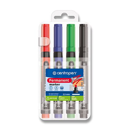 Obrázok produktu Centropen 8566 - popisovač - 4 farby