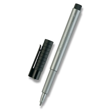 Obrázek produktu Faber-Castell Pitt Artist Pen Metallic - popisovač - stříbrný
