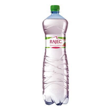 Obrázok produktu Rajec červená ríbezľa, ochutená nesýtená pramenitá voda, 1,5 l