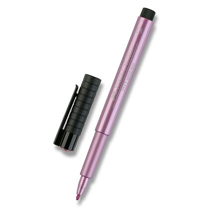 Obrázok produktu Faber-Castell Pitt Artist Pen Metallic - popisovač - rubínový