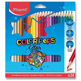 Obrázek produktu Pastelky Maped Color&#039;Peps - 24 barev