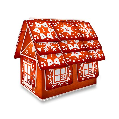 Obrázok produktu Leros Adventný kalendár chalúpka - darčeková sada čajov