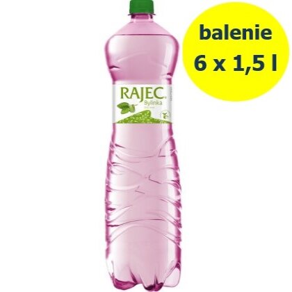 Obrázok produktu Rajec - ochutená pramenitá voda - 6 x 1,5 l, šalvia