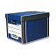 Náhľadový obrázok produktu Fellowes Bankers Box Woodgrain - archivačná krabica - modrá