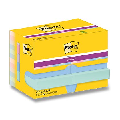 Product image 3M Post-it - strong adhesive pad - 38 x 51 mm, 12 x 90 s., Soulful