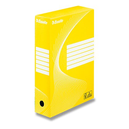 Obrázok produktu Esselte - archivačná krabica - chrbát 80 mm, žltá