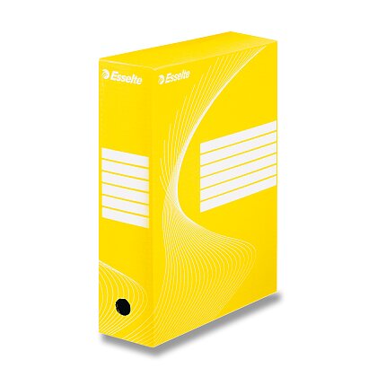 Obrázok produktu Esselte - archivačná krabica - chrbát 100 mm, žltá