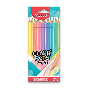 Obrázek produktu Pastelky Maped Color&#039;Peps Pastel - 12 barev