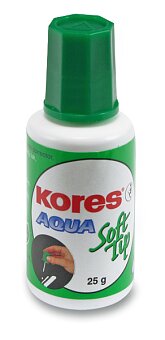 Obrázek produktu Opravný lak Kores Aqua Soft - houbička, 25 g
