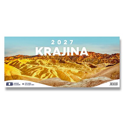 Product image Krajina 2027 - stolní obrázkový kalendář